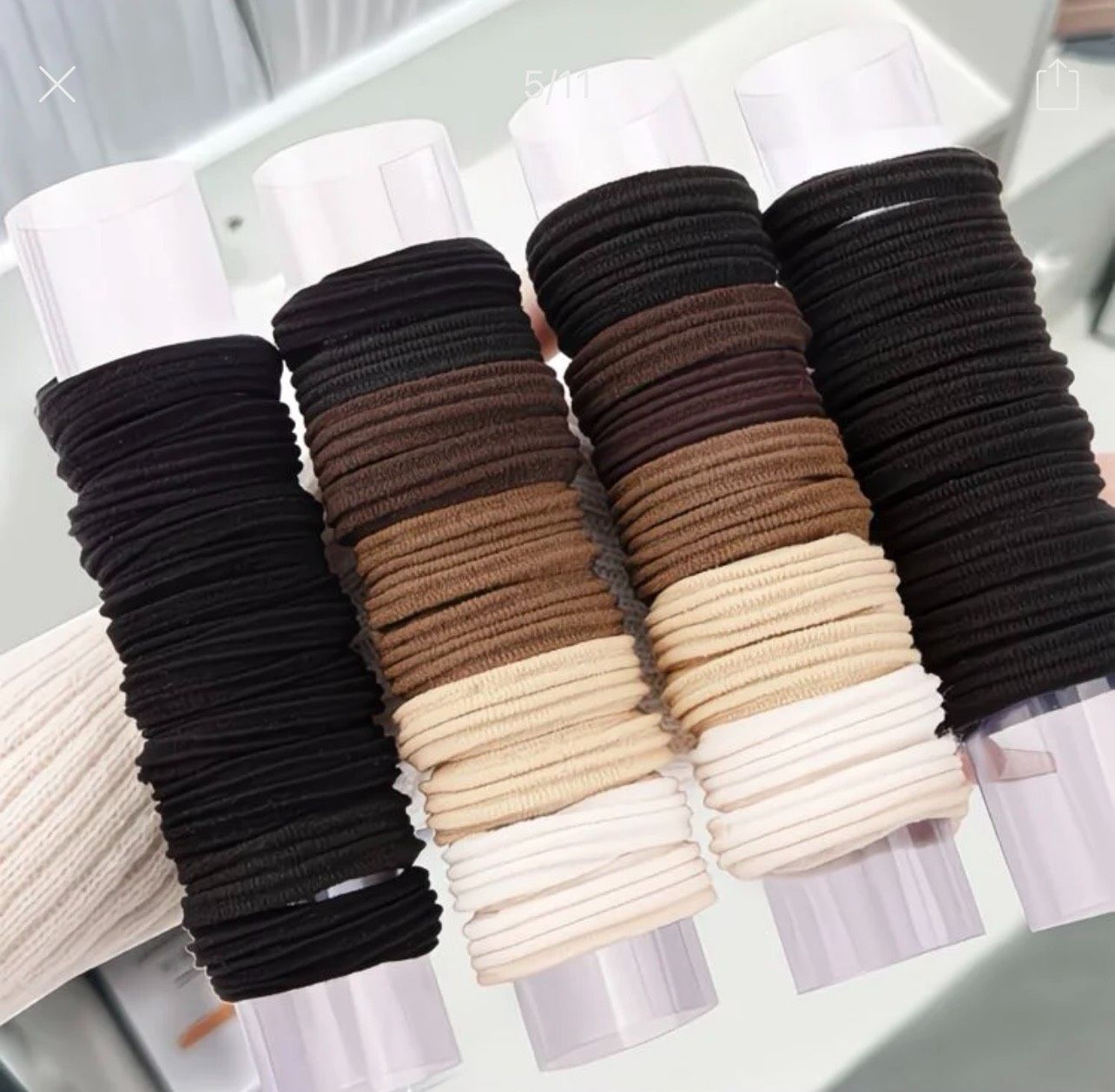 [江家嚴選]成人／兒童髮圈 ｜彈力不咬髮 親子共用｜日常百搭 |台灣現貨|一包多入