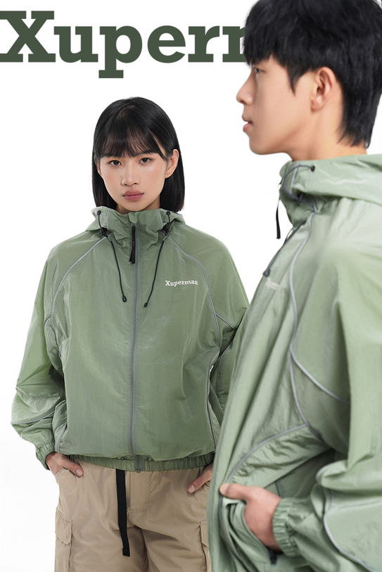 連帽運動夾克外套