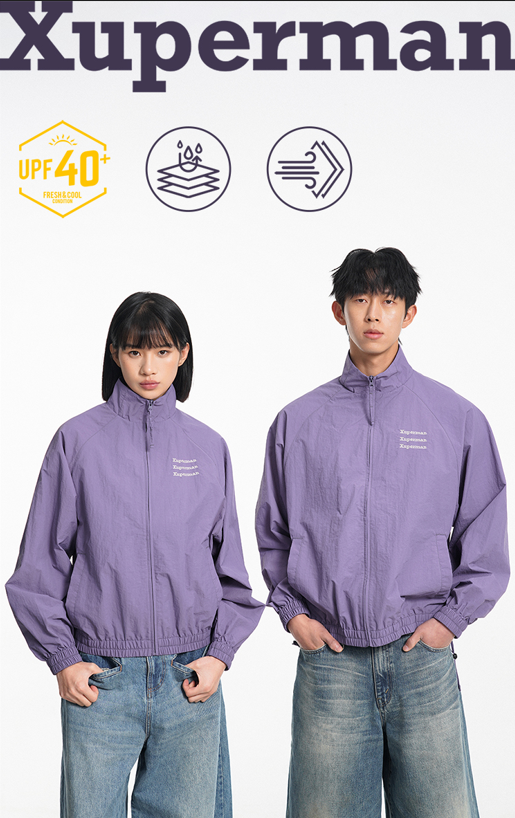 立領插肩夾克外套