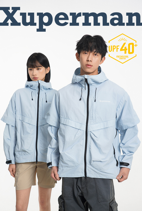 立體口袋防潑水外套