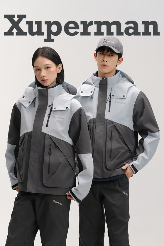 撞色拼接衝鋒衣