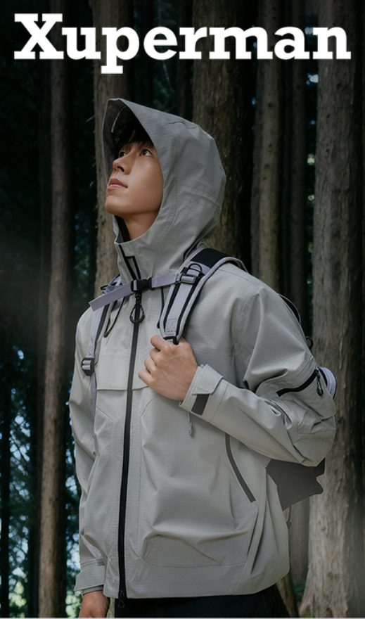 立體口袋衝鋒衣