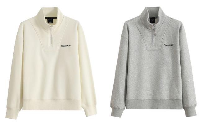 立領半拉鏈衛衣