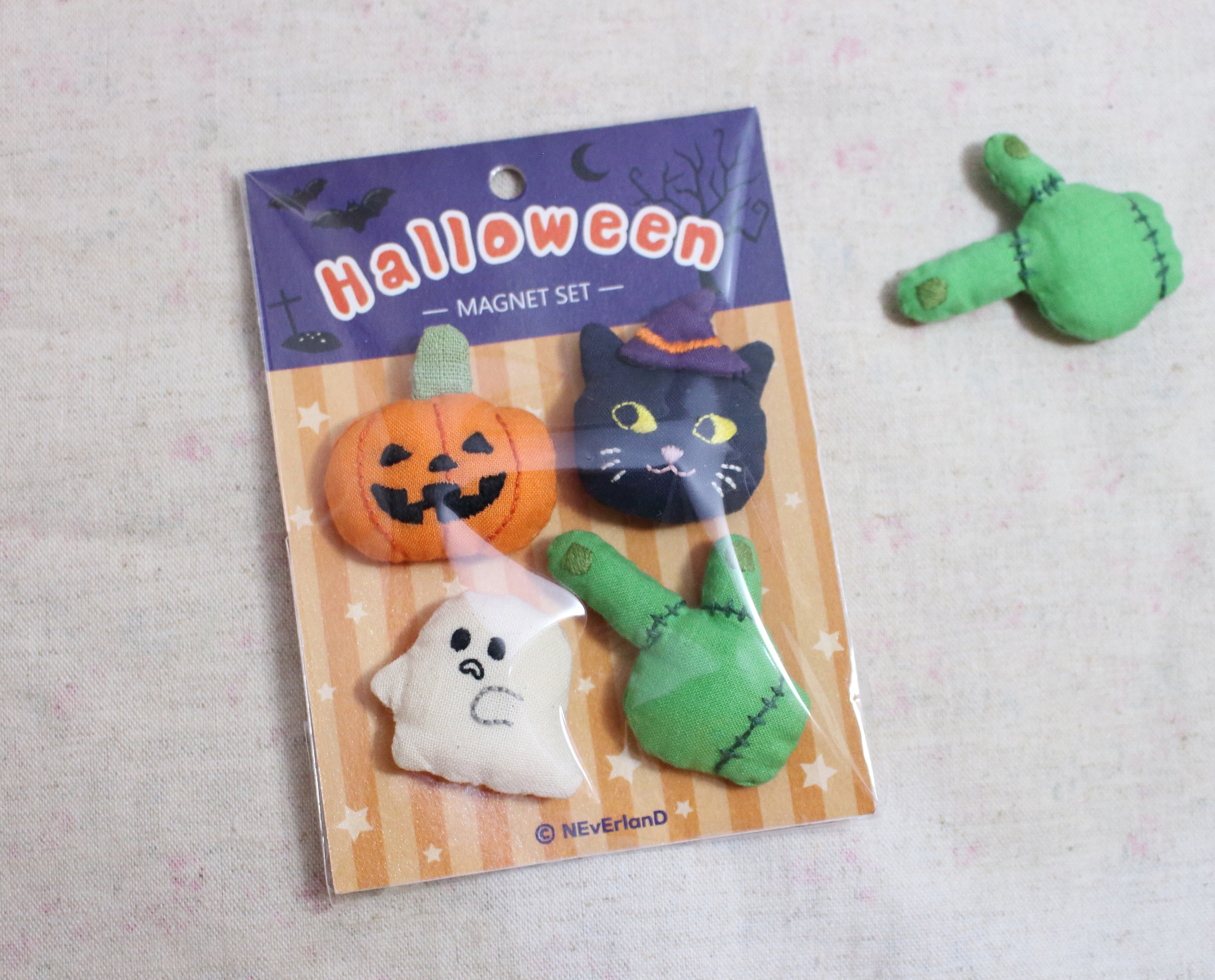 萬聖節軟綿綿磁鐵組