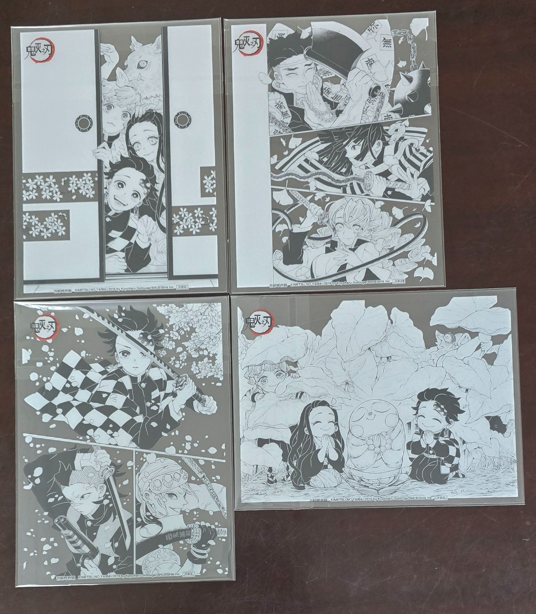 陸版原畫集特典黑白透卡