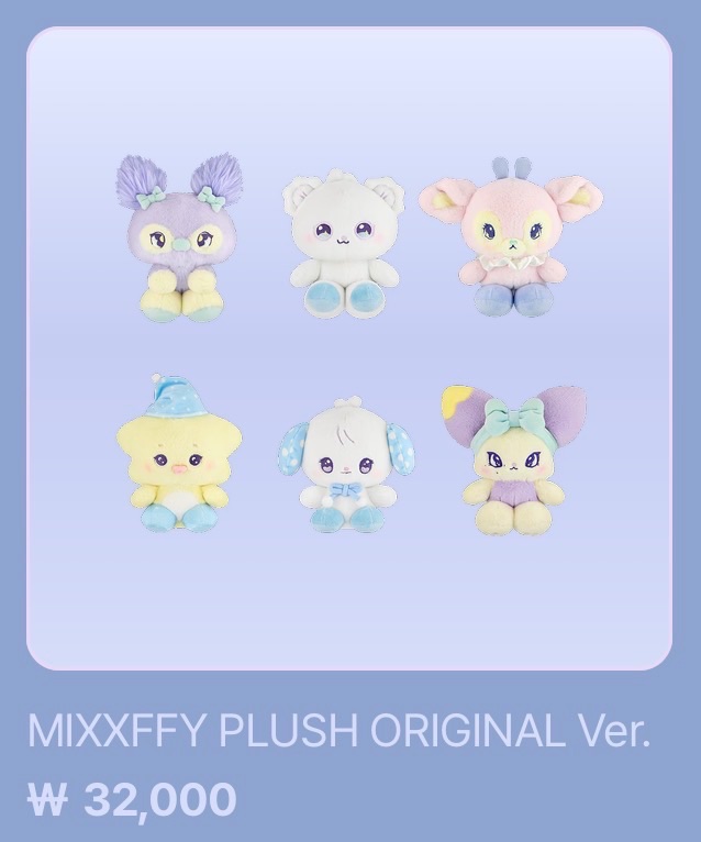 MIXXFFY PLUSH ORIGINAL ＆ FACE KEYRING