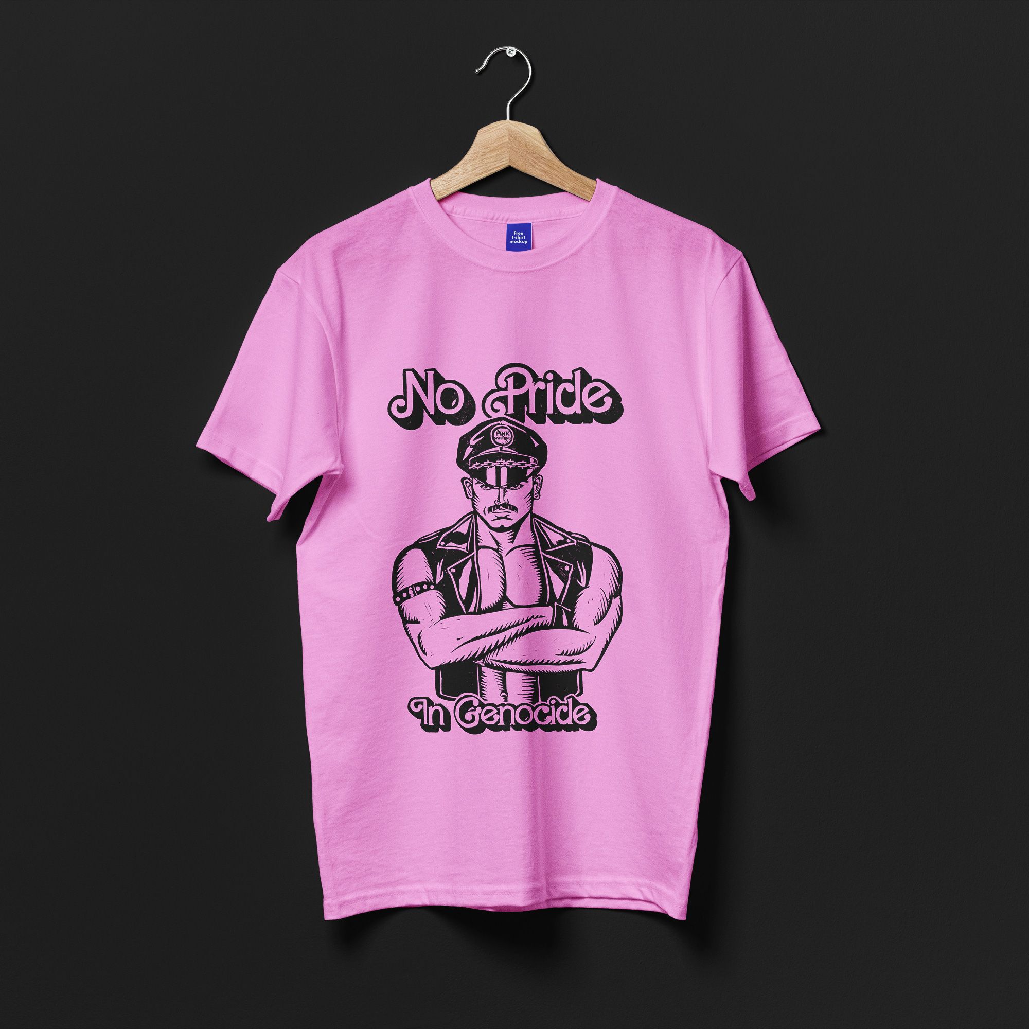 （粉紅色）No Pride in Genocide T-shirt