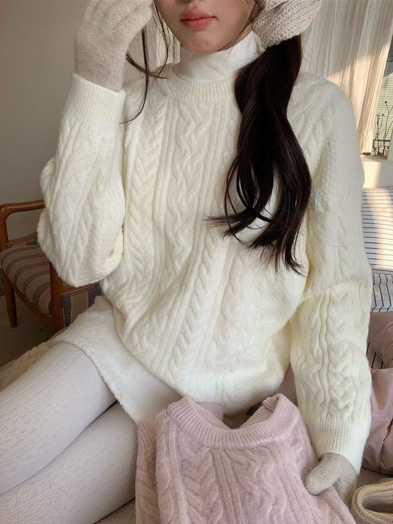 ꒰法式甜美麻花針織毛衣꒱♡多款