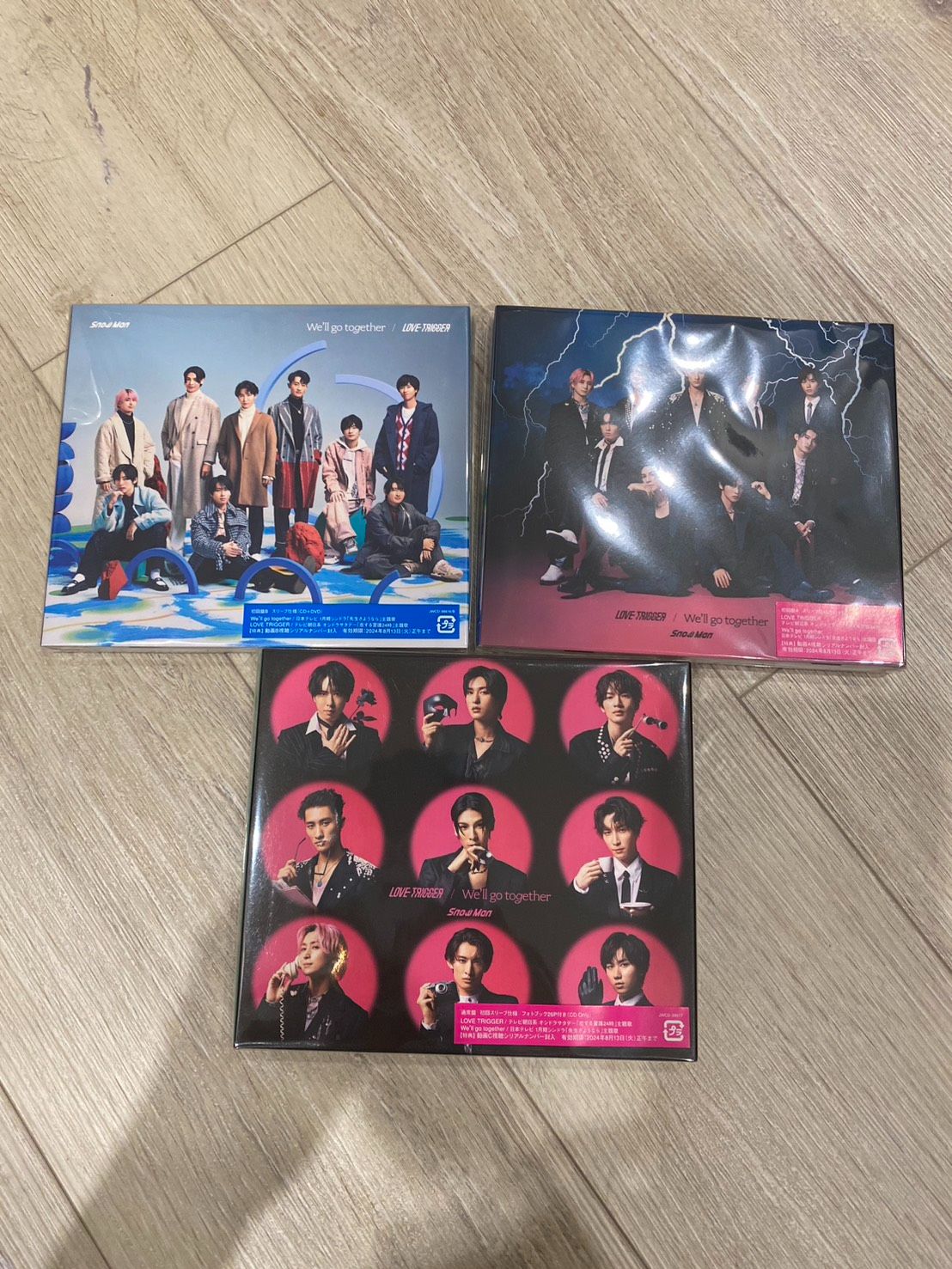 LOVE TRIGGER / We’ll go together! 單曲三盤 全新未拆