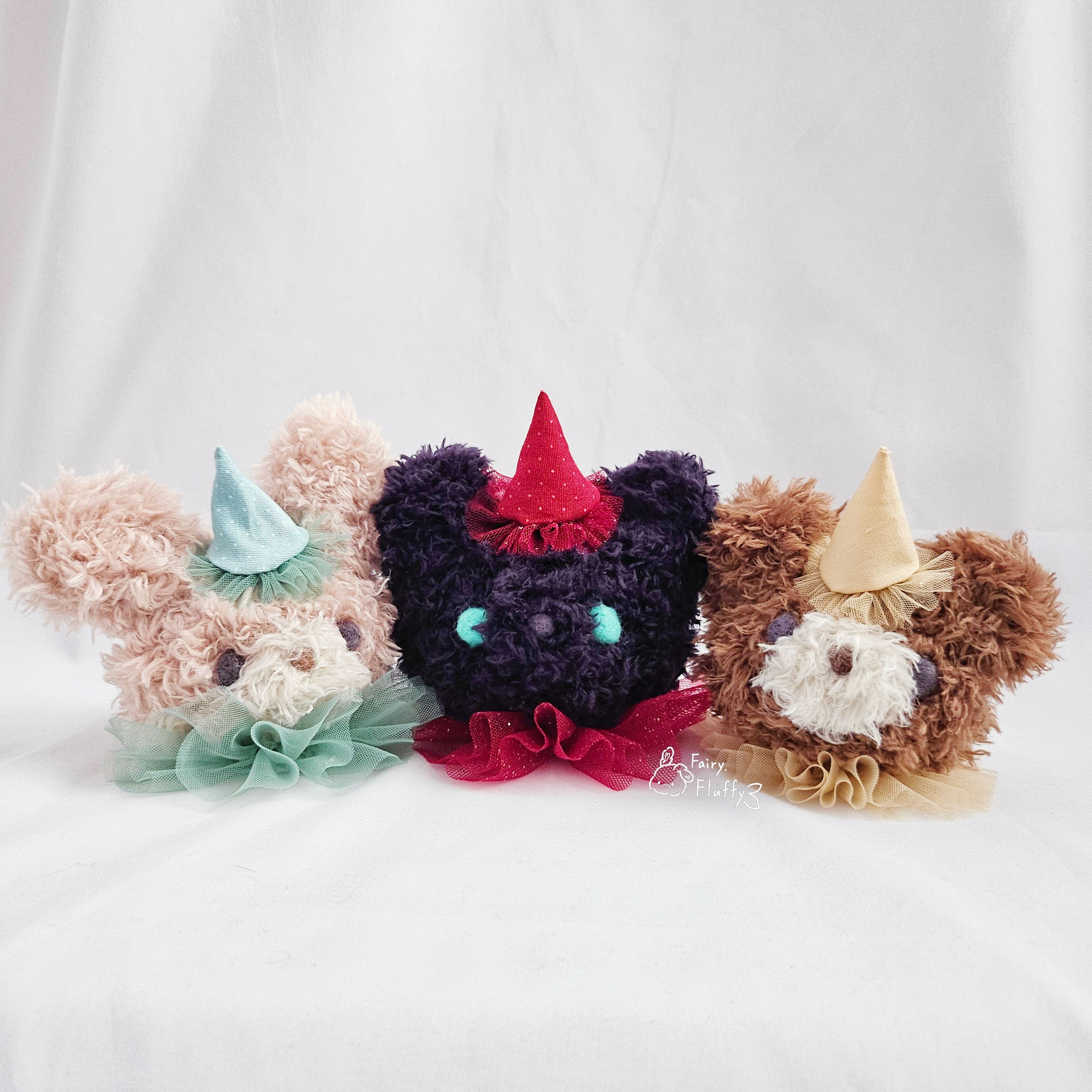 《𝐹𝑎𝑖𝑟𝑦 𝑐𝑙𝑜𝑠𝑒𝑡》🎀小動物換裝配件_尖角帽＆荷葉領組合