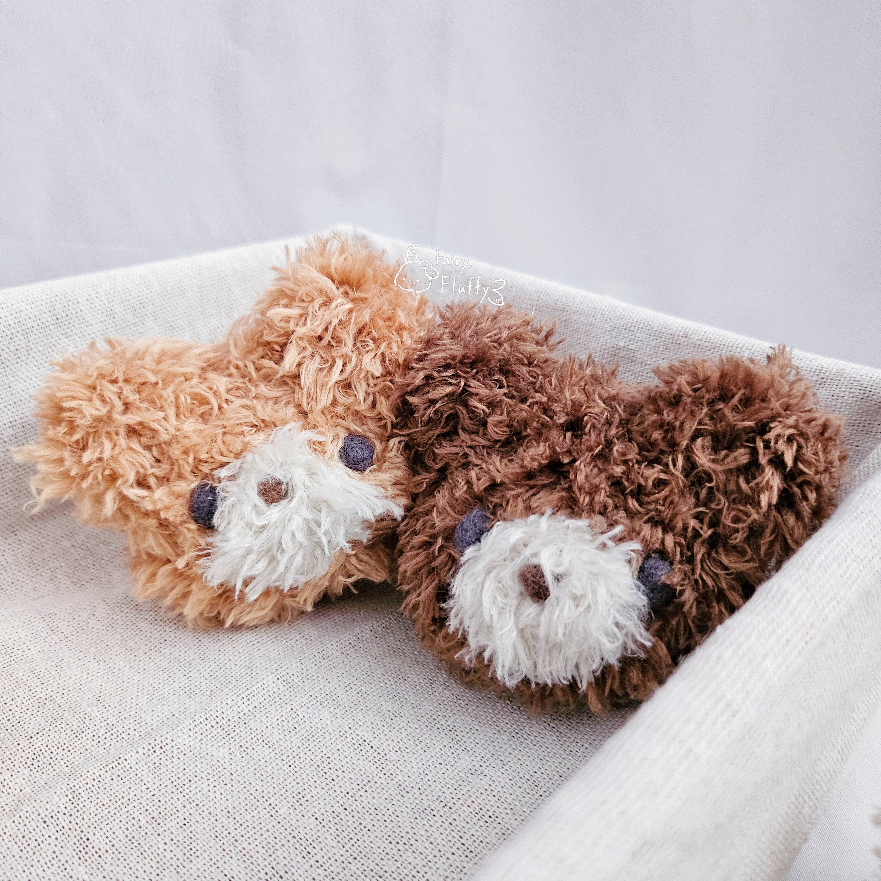 《𝙲𝚘𝚝𝚝𝚘𝚗 𝚌𝚊𝚗𝚍𝚢》超柔軟💭手工針織小動物吊飾_熊熊家族🐻