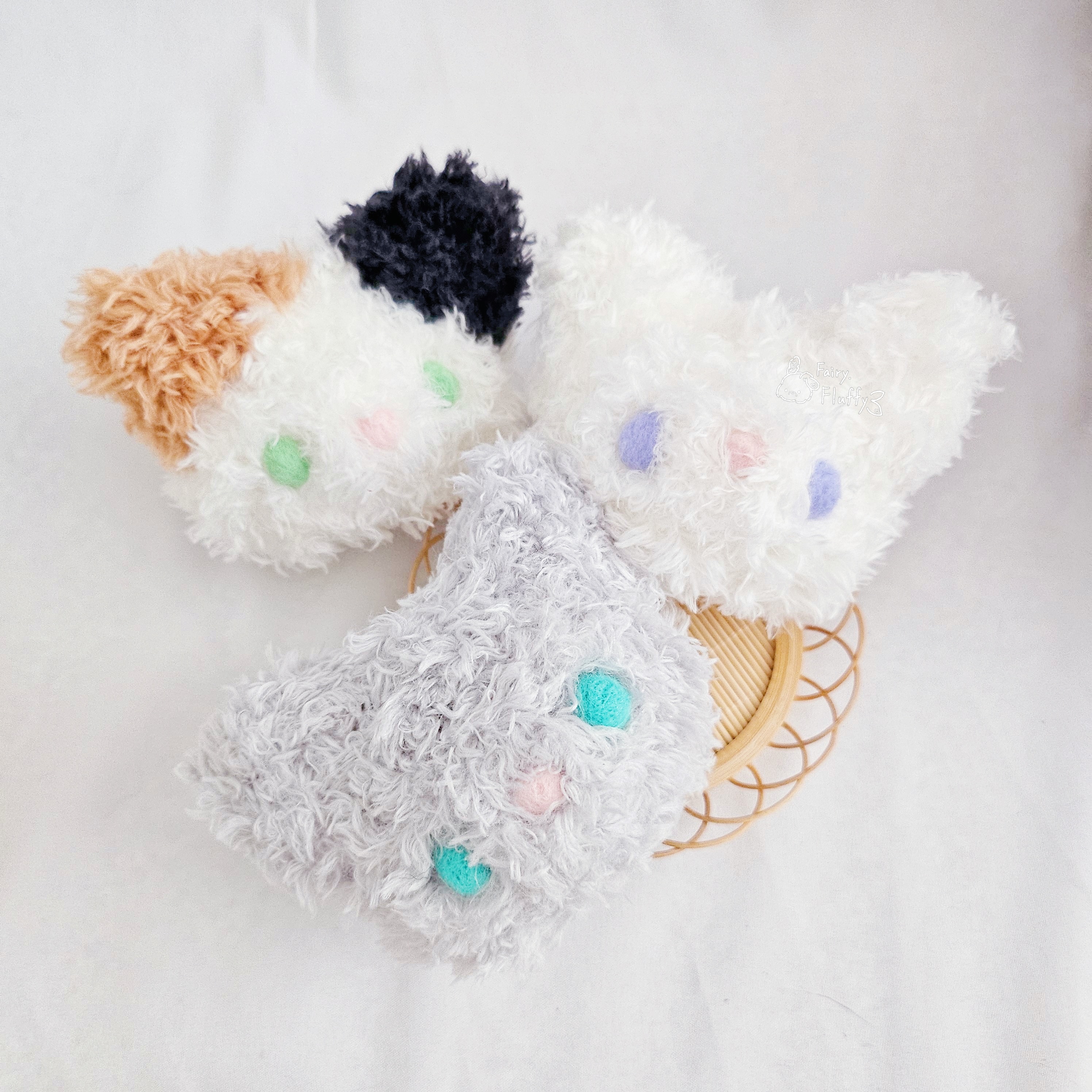 《𝑴𝒂𝒓𝒔𝒉𝒎𝒂𝒍𝒍𝒐𝒘》超柔軟💭換裝🎀手工針織小動物吊飾_貓貓🐱