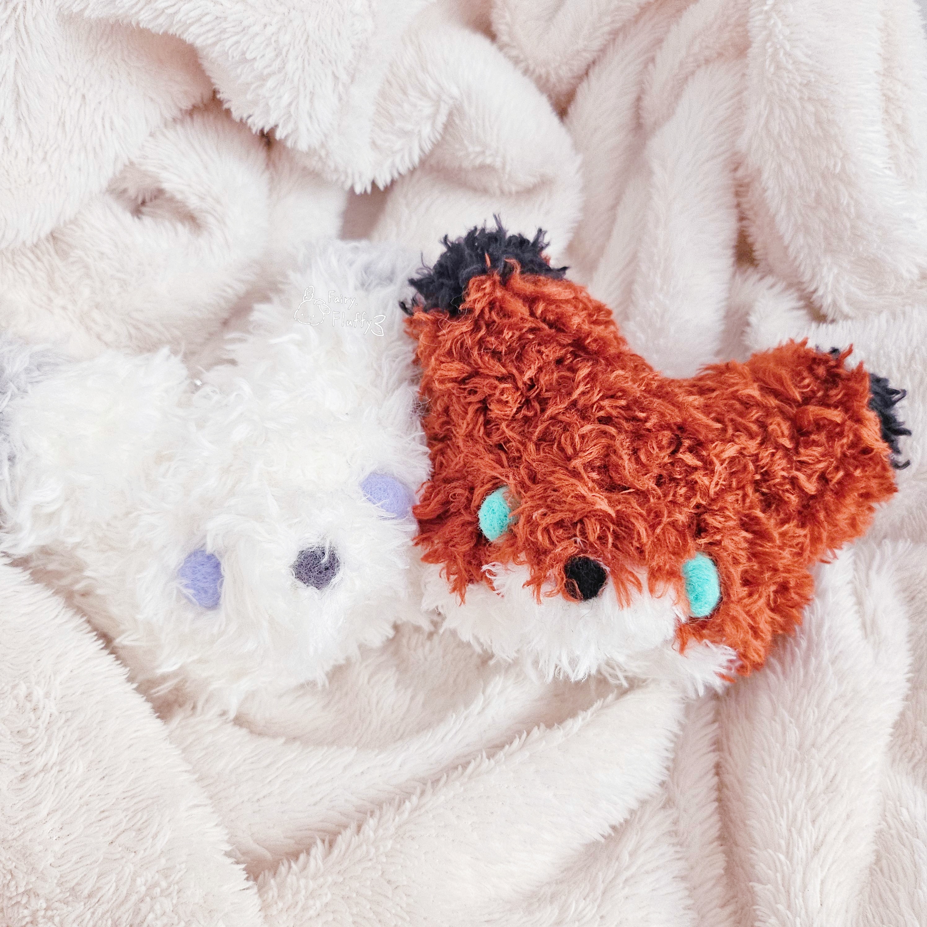 《𝑴𝒂𝒓𝒔𝒉𝒎𝒂𝒍𝒍𝒐𝒘》超柔軟💭🎀手工針織小動物吊飾_小狐狸🦊