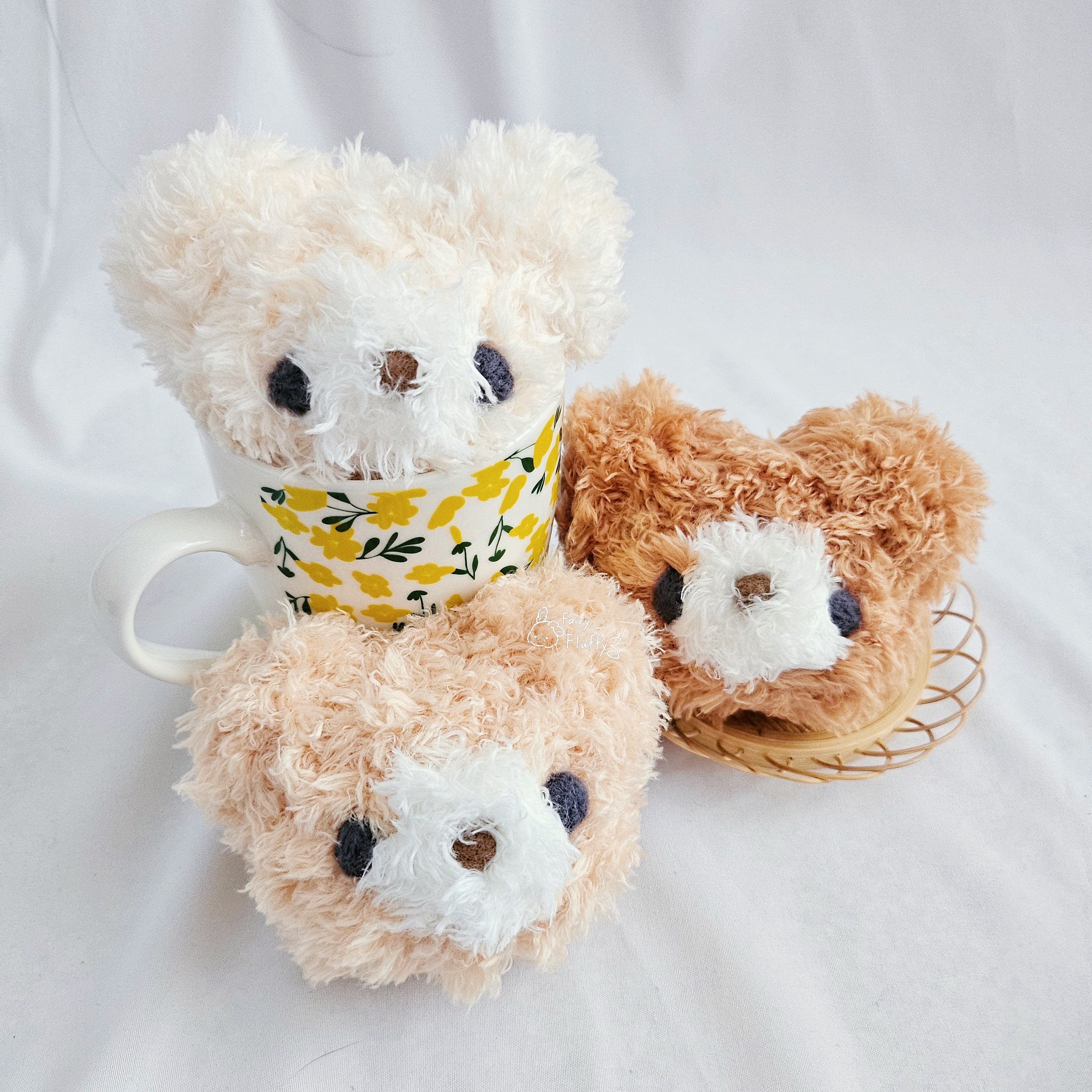 《𝑴𝒂𝒓𝒔𝒉𝒎𝒂𝒍𝒍𝒐𝒘》超柔軟💭換裝🎀手工針織小動物吊飾_熊熊🐻