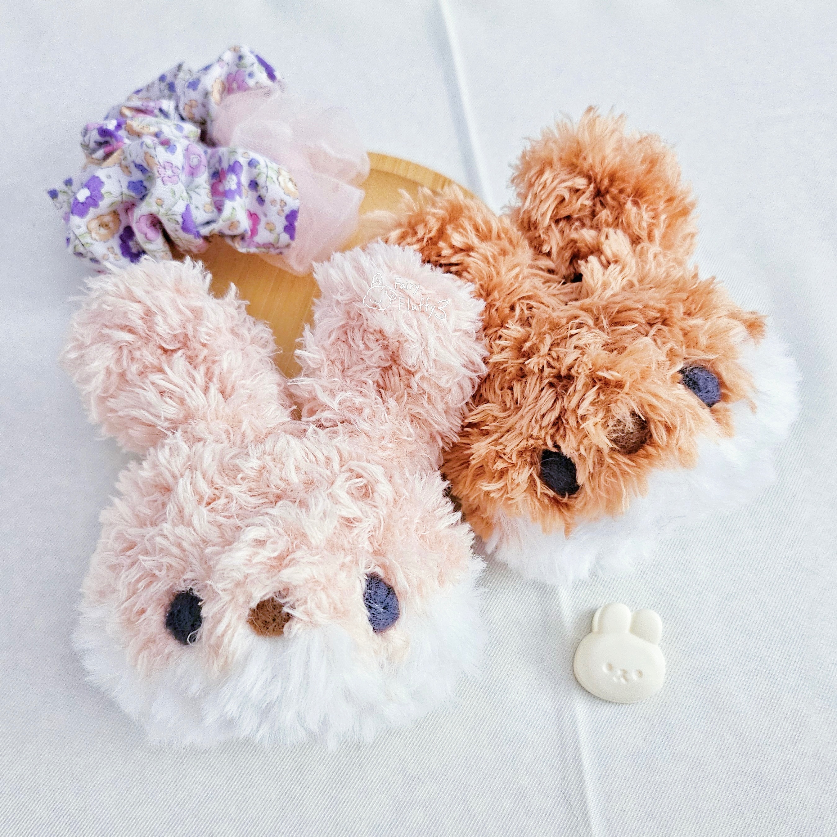 《𝑴𝒂𝒓𝒔𝒉𝒎𝒂𝒍𝒍𝒐𝒘》超柔軟💭換裝🎀手工針織小動物吊飾_兔兔🐰