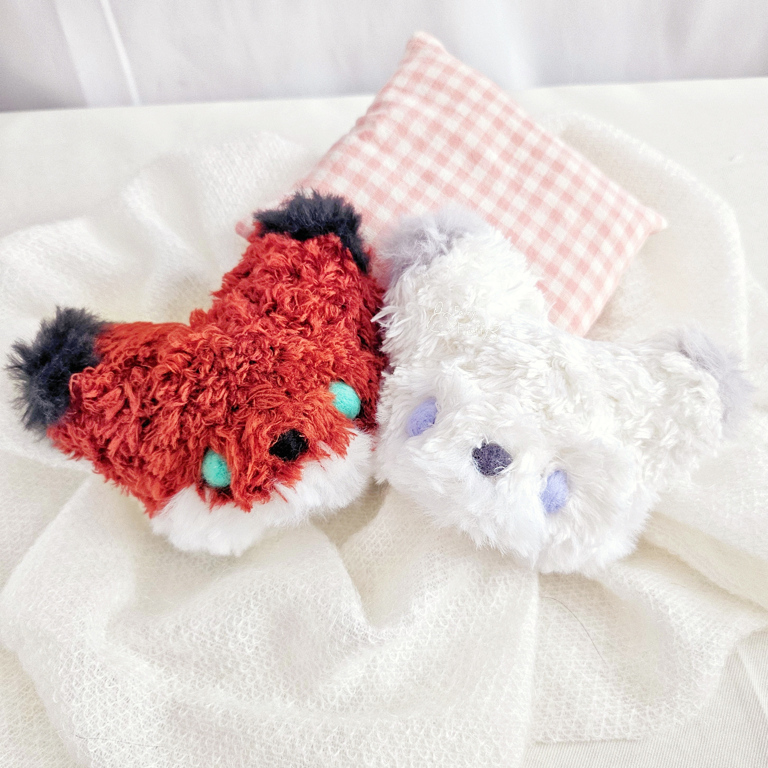 《𝑴𝒂𝒓𝒔𝒉𝒎𝒂𝒍𝒍𝒐𝒘》超柔軟💭🎀手工針織小動物吊飾_小狐狸🦊