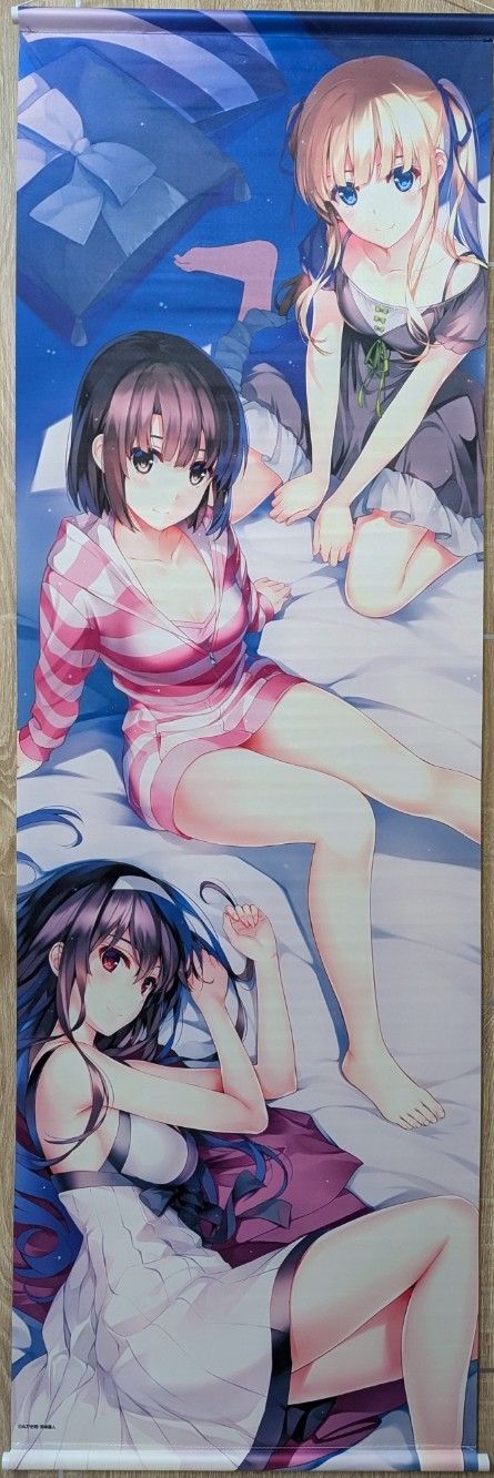 【不起眼女主角培育法】等身掛軸