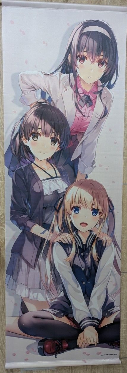 【不起眼女主角培育法】等身掛軸