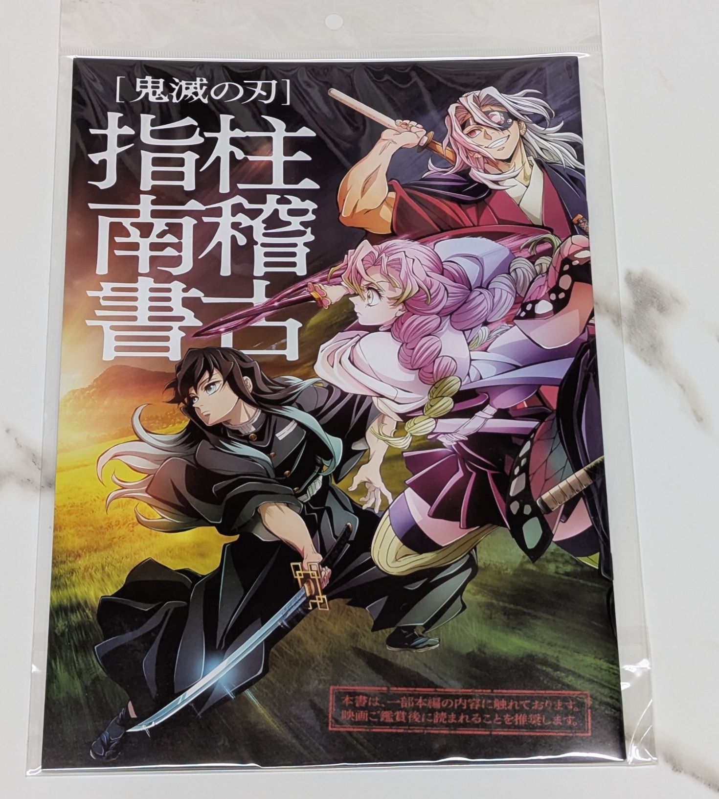 鬼滅之刃 柱訓練篇 特典  指南書