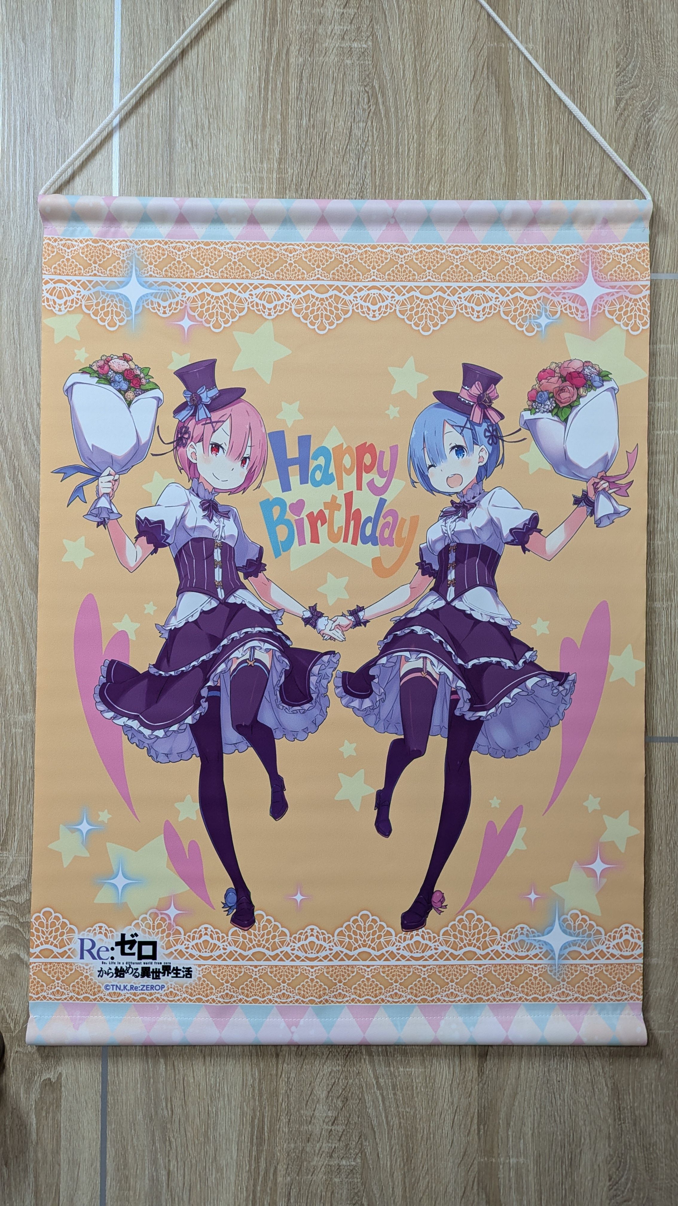 從零開始的異世界生活 雷姆 拉姆 生日掛軸