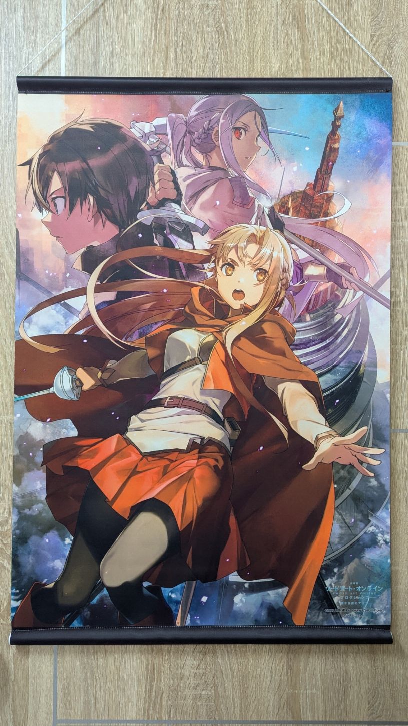 劇場版 刀劍神域 Progressive 無星之夜的詠嘆調 B2 掛軸