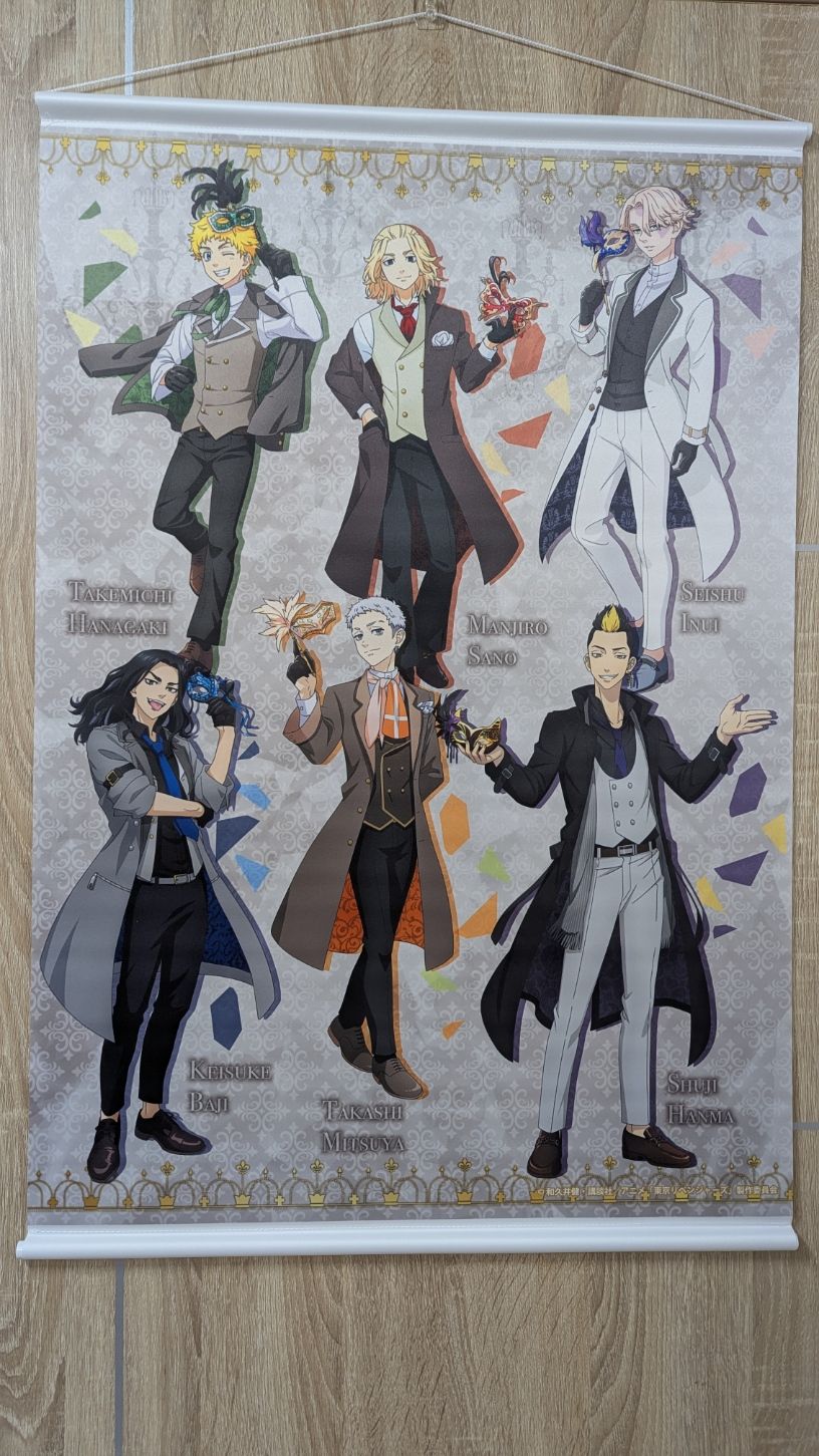 東京復仇者 B2掛軸 、撲克牌