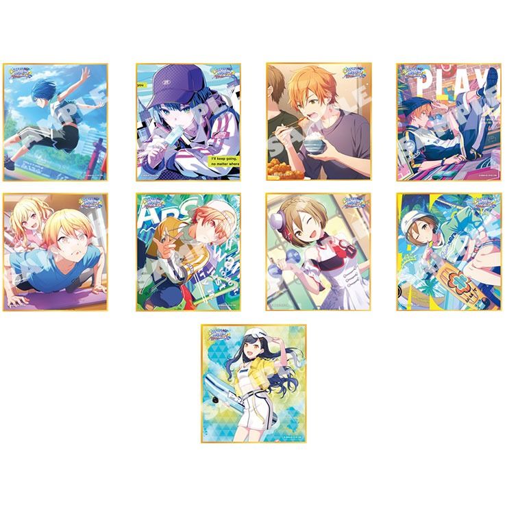 運動司色紙一組