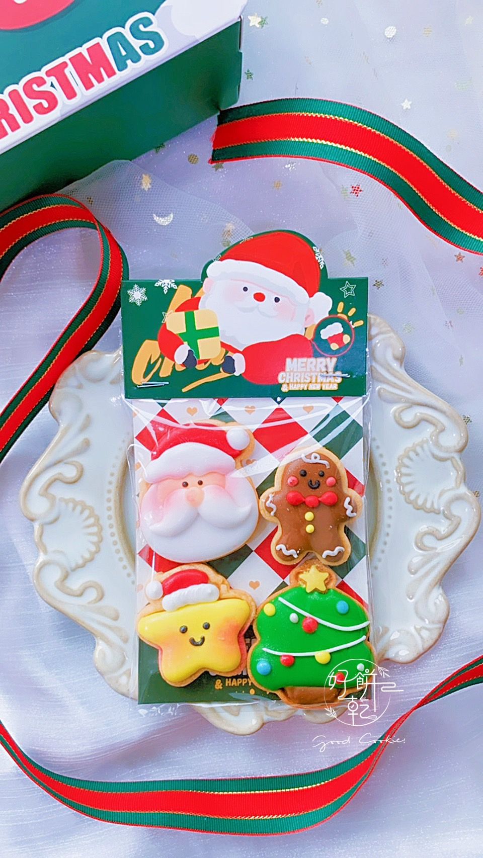 小糖霜四入款餅乾（每一片高度約3.5~4公分）（下單請備註出貨日未指定則統一12/20出貨）