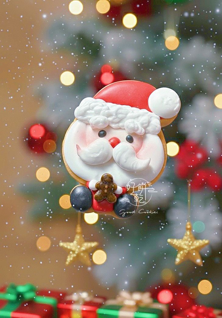 聖誕老公公抱抱薑餅人（長5.5公分寬4公分）（下單請備註出貨日未指定則統一12/20出貨）