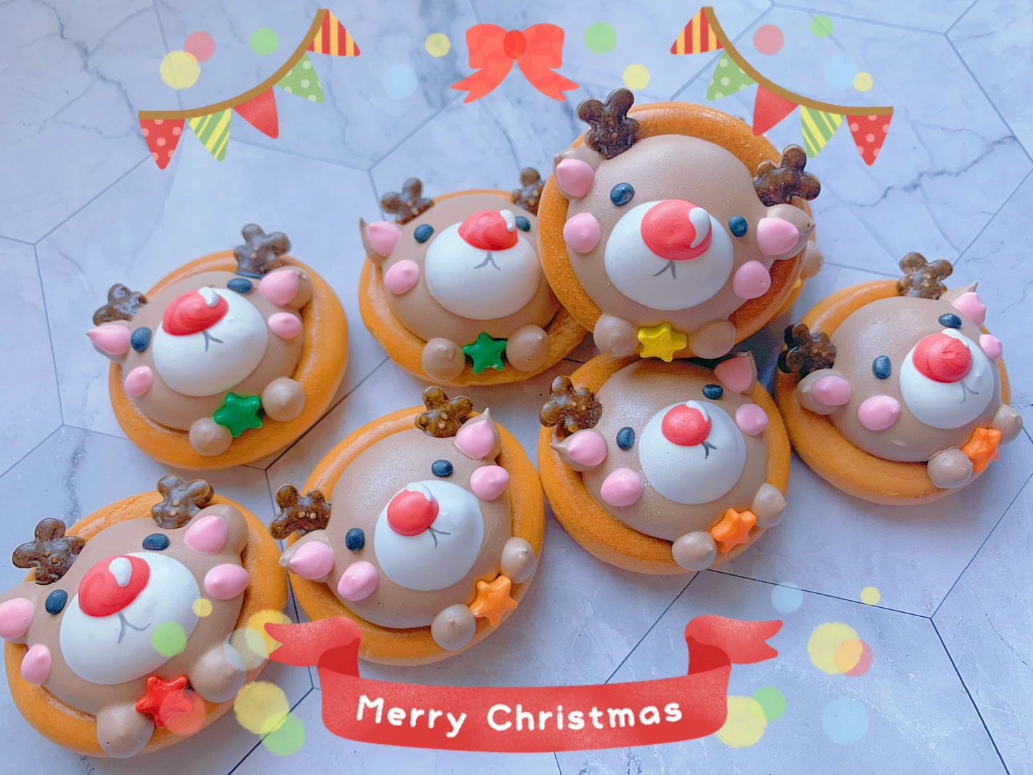 圈圈麋鹿馬林糖（直徑大約4公分）（下單請備註出貨日未指定則統一12/20出貨）