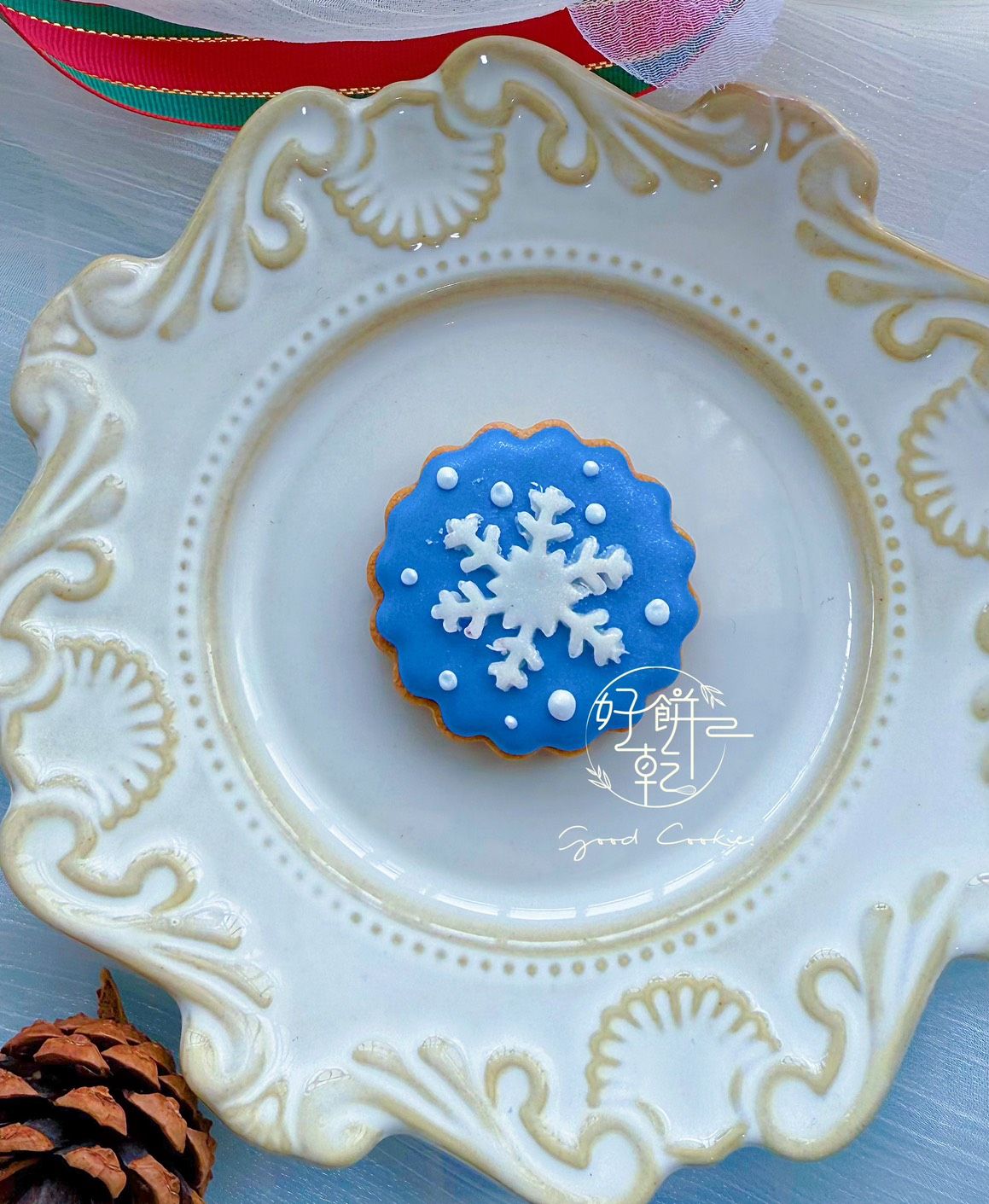 小圓款雪花（直徑4.5公分）（下單請備註出貨日未指定則統一12/20出貨）