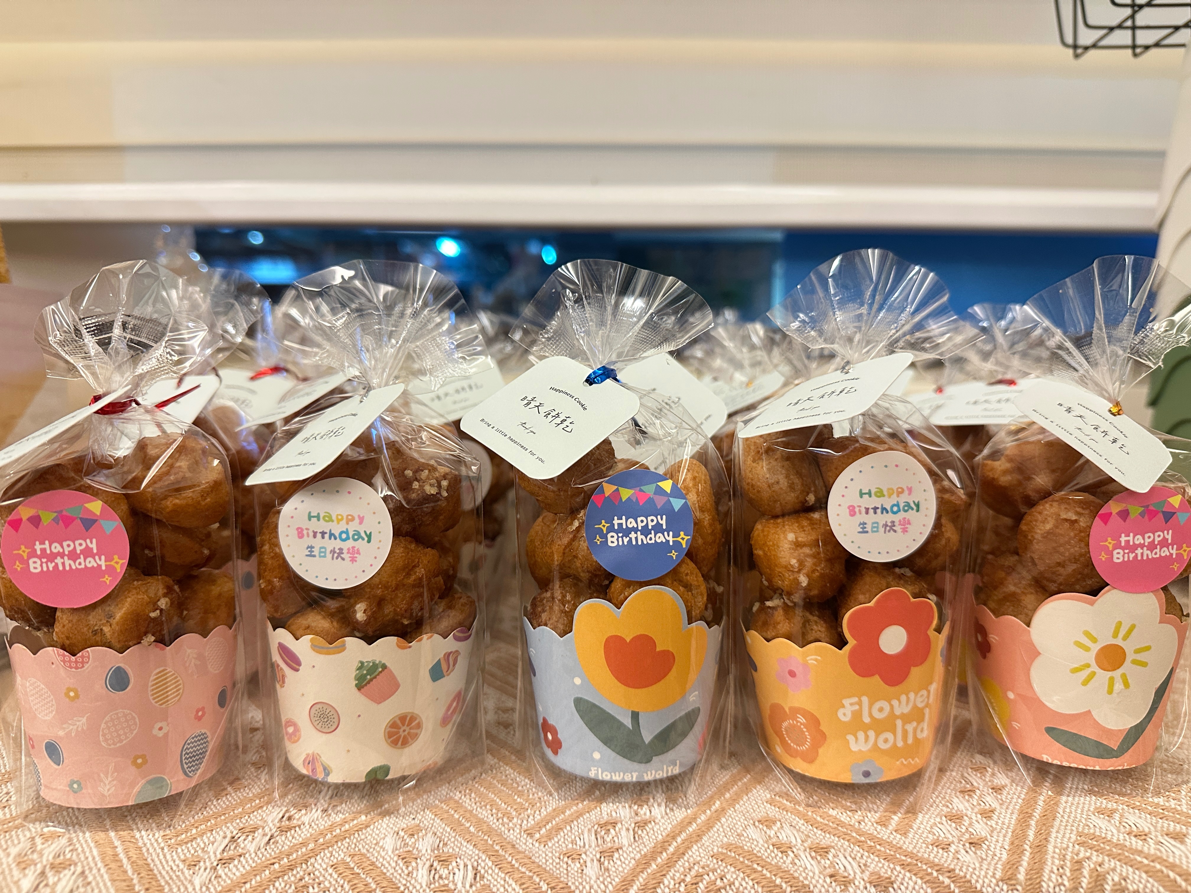 杯杯小泡芙｜ 私訊說明款式｜生日禮、分享禮、點心包｜原味/可可｜蛋奶素