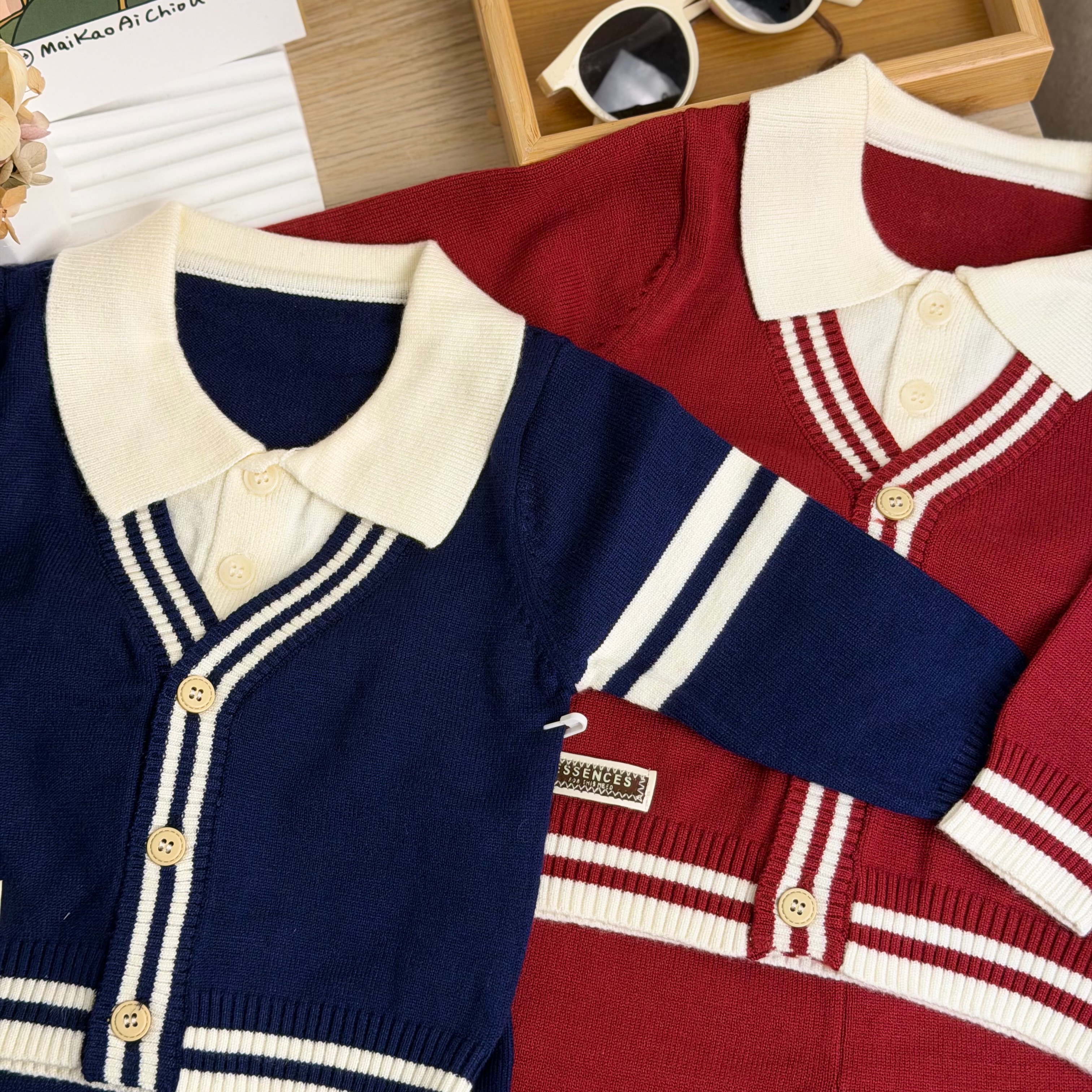 【MUMU現貨】「66-90」針織毛衣套裝 假兩件