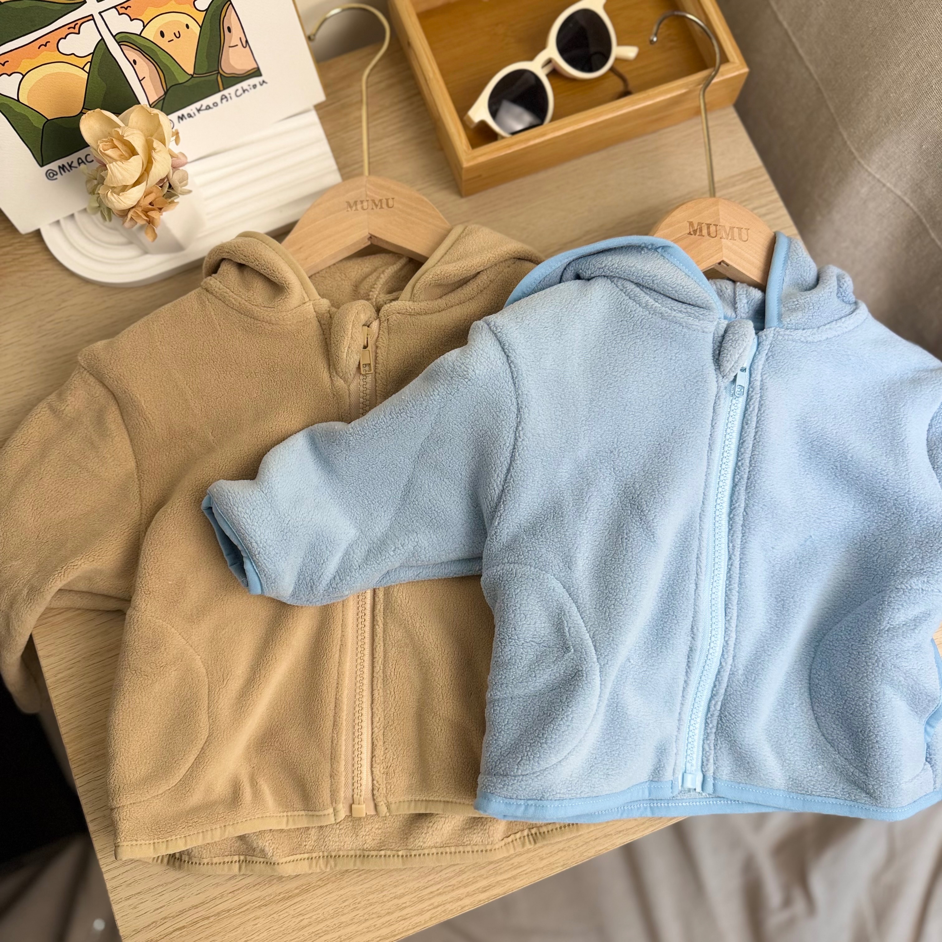 【MUMU現貨】「66-130」熊熊造型保暖外套