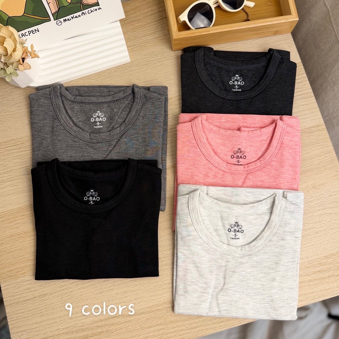 【MUMU現貨】「90-140」小童素色發熱衣 9 colors