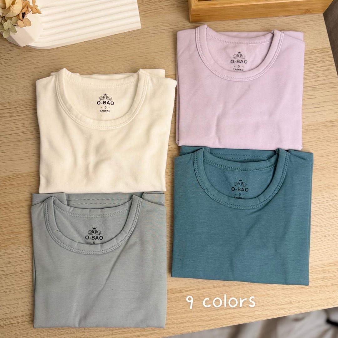 【MUMU現貨】「90-140」小童素色發熱衣 9 colors