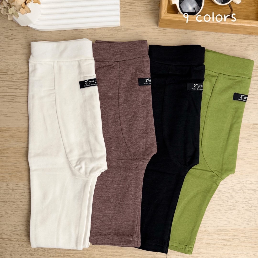 【MUMU現貨】「66-90」寶寶素色發熱褲 9 colors