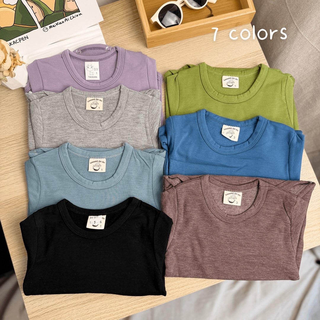 【MUMU現貨】「66-90」寶寶發熱衣 包屁衣 7 colors