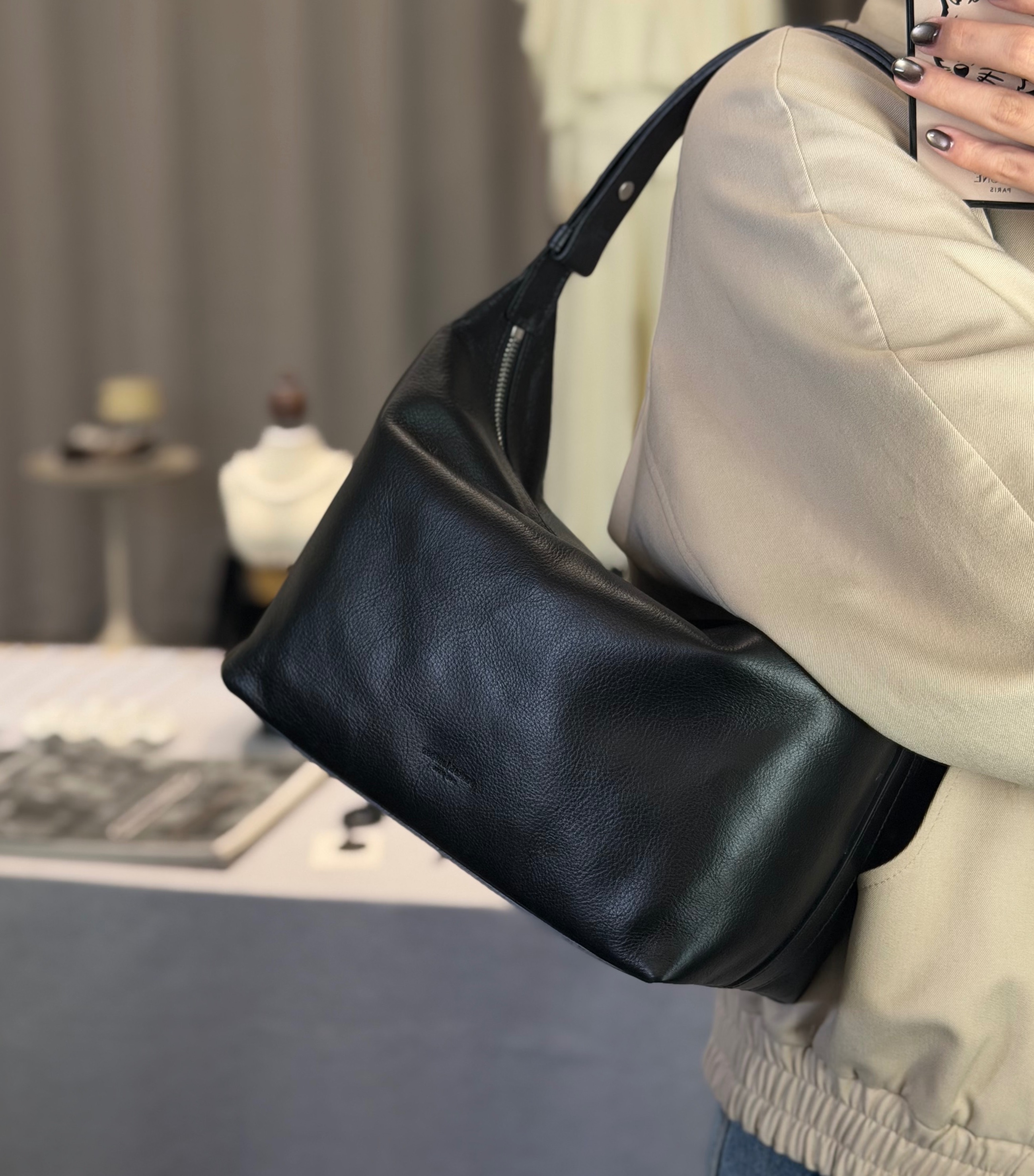 【預購】🇰🇷正韓Bucks and leather 牛皮簡約單肩斜挎包