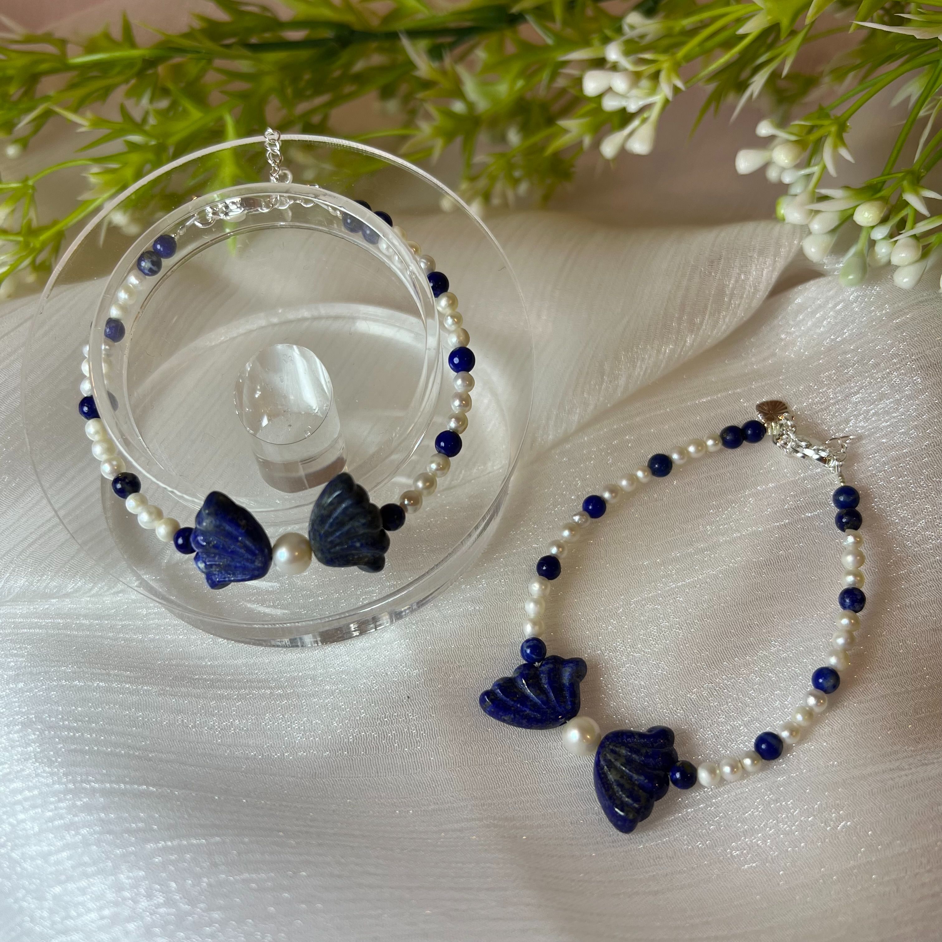 青金石翅膀款 - 延長鍊款