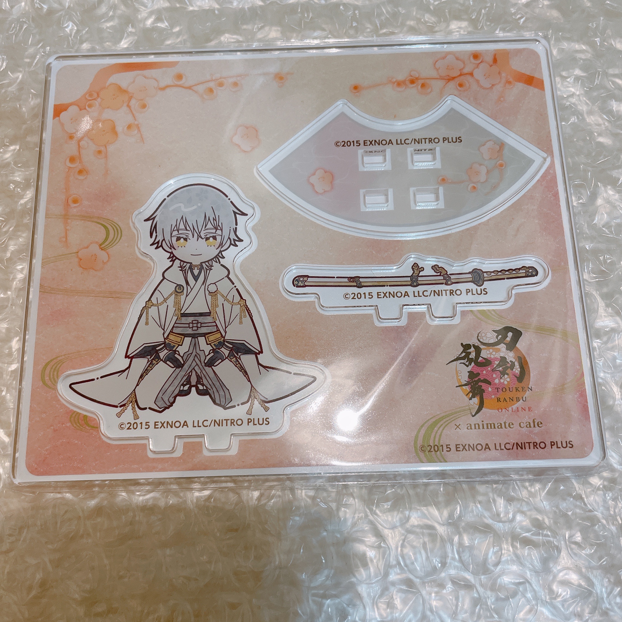 animate cafe 鶴丸跪坐立牌