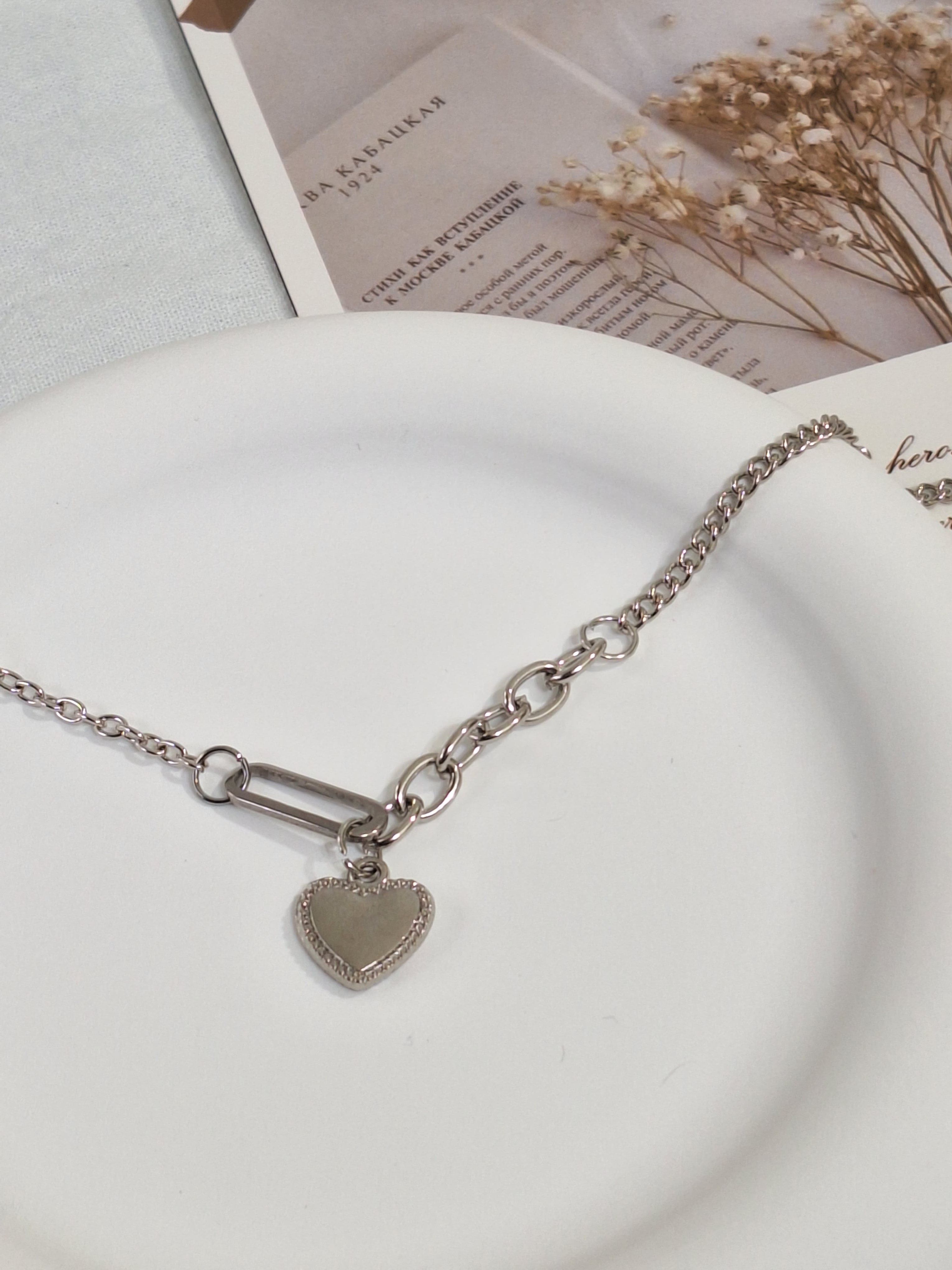 日韓愛心吊墜項鍊