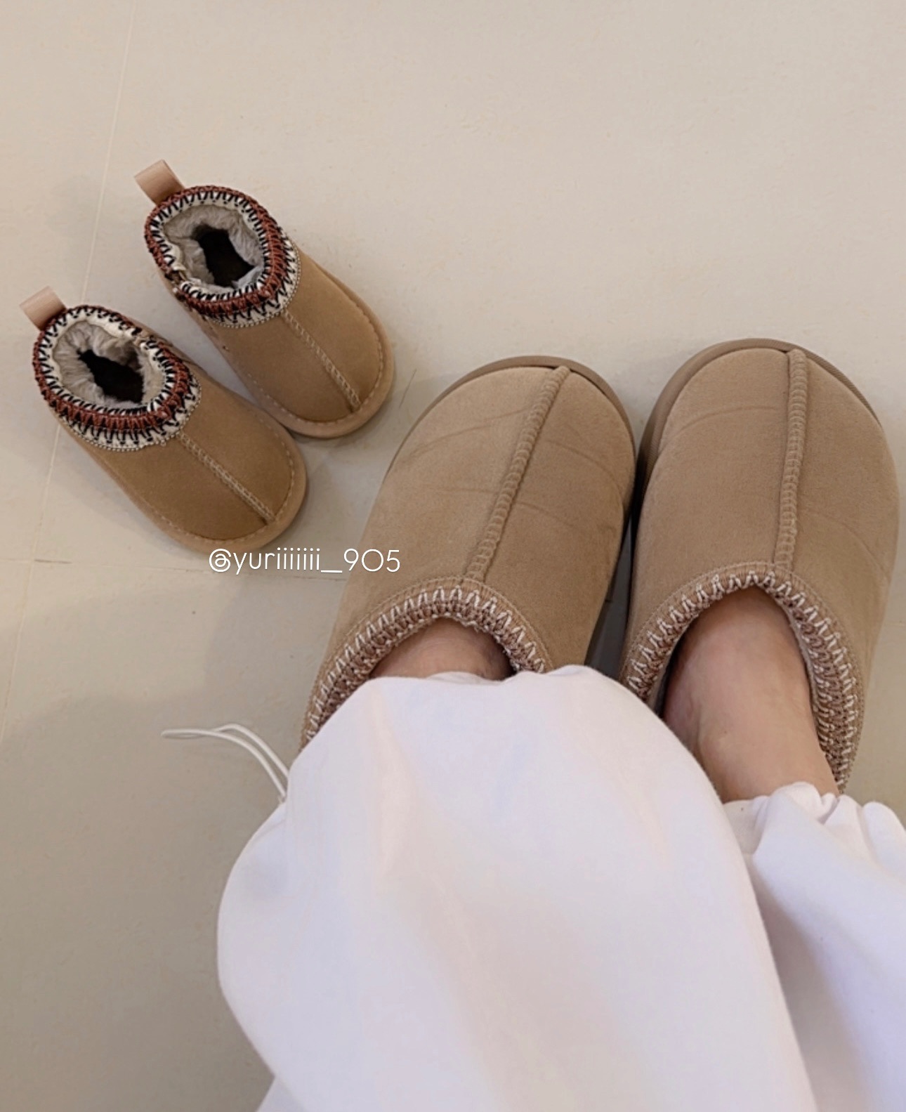 寶寶織邊毛毛鞋 3色