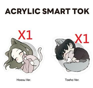枯萎的花淚   | 壓克力手機架 男女主 二款一起賣 ACRYLIC SMART TOK