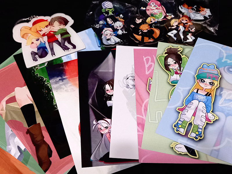 【飛天小女警】【湯圓麻糬】6本+吊飾徽章書籤明信片資料夾