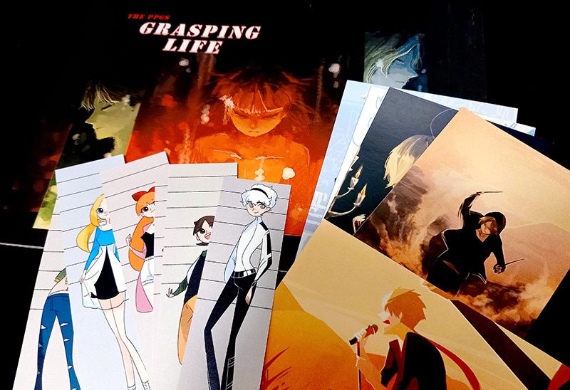 【飛天小女警】【湯圓麻糬】6本+吊飾徽章書籤明信片資料夾