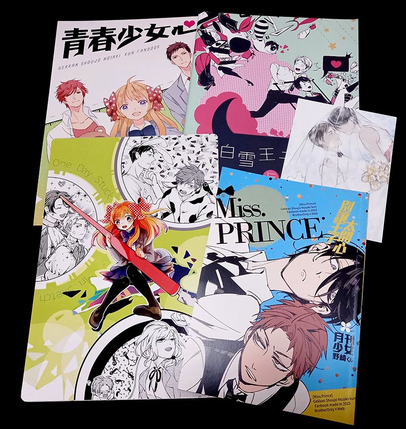 【月刊少女野崎君】4本+特典明信片+大徽章X6