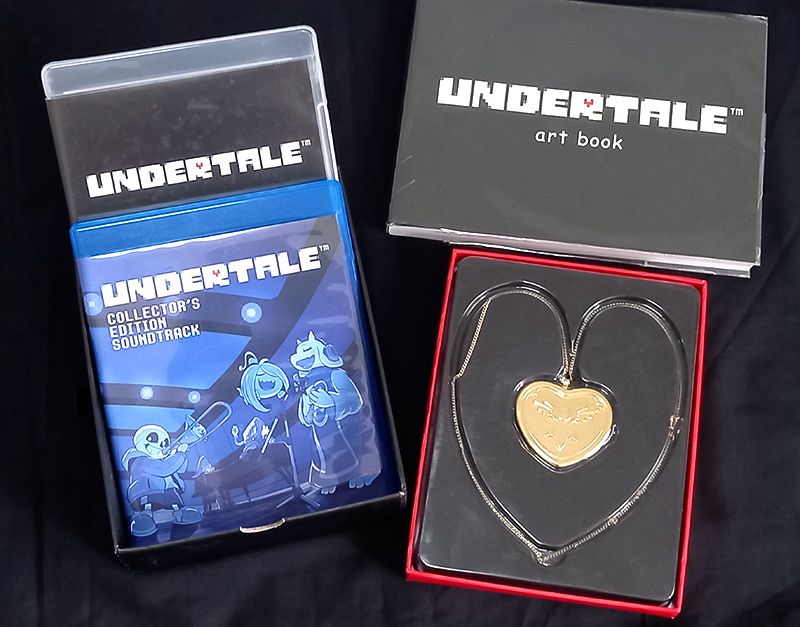 【官方】【PC遊戲/未使用】Undertale 遊戲限定版/畫冊/塔羅牌