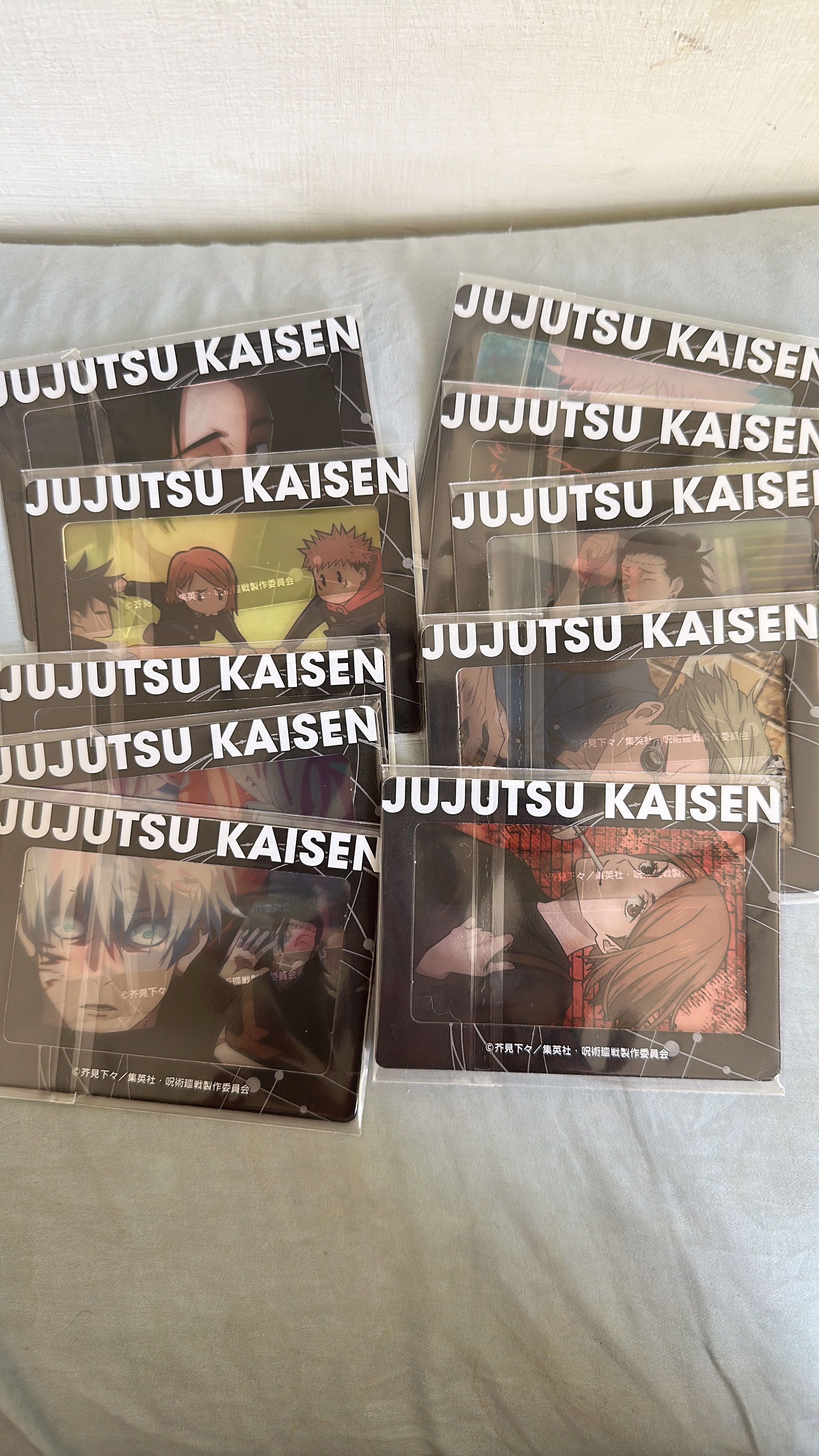 《咒術迴戰》盲抽各式透卡