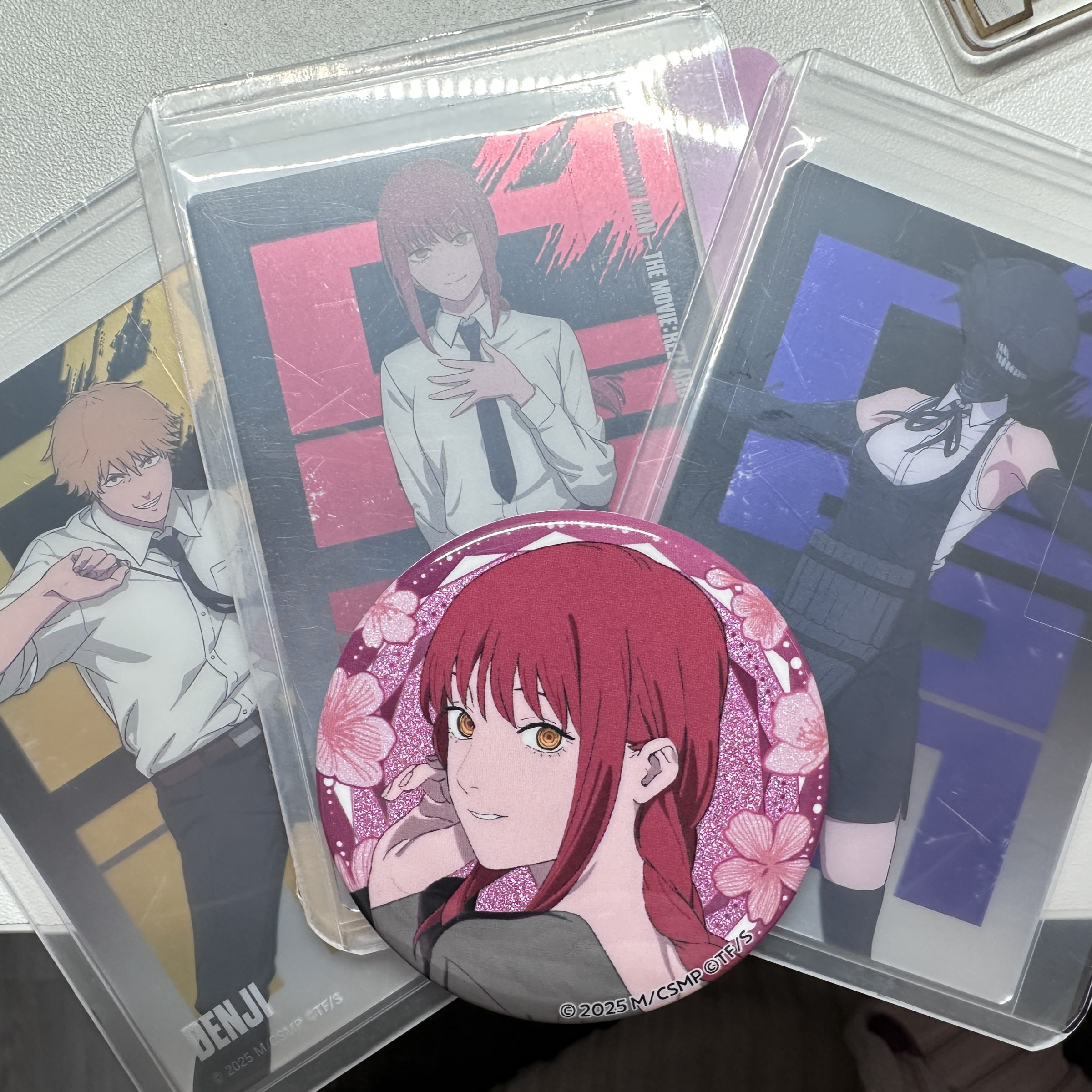 鏈鋸人金屬卡+徽章